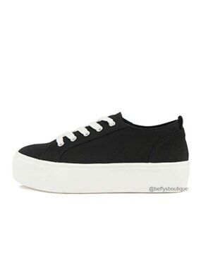 Platform Fashion Sneaker Lace-Up Cushioned Comfort